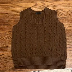 Brandy Melville brown sweater vest